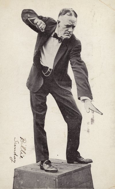 Billy Sunday (fekete-fehér fotó) alkotó: American Photographer