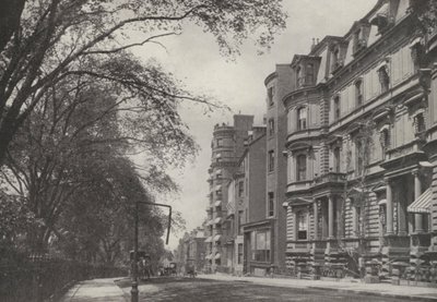 Boston: Beacon Street (fekete-fehér fotó) alkotó: American Photographer