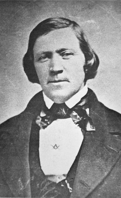 Brigham Young (1801-77) a mormon egyház második elnöke, 43 éves alkotó: American Photographer