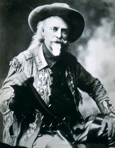 Buffalo Bill (1846-1917) (f/w fotó) alkotó: American Photographer