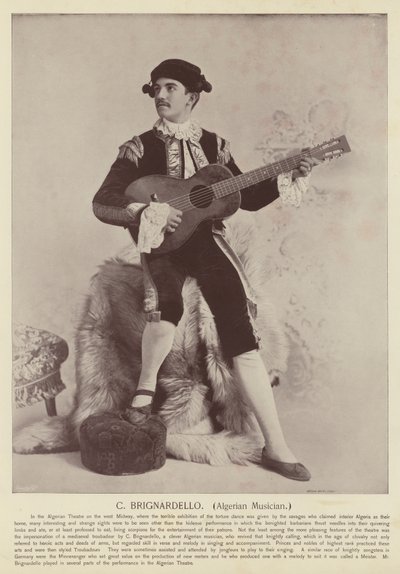 C Brignardello, algériai zenész alkotó: American Photographer
