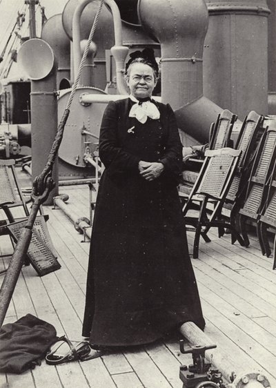 Carrie Nation (1846-1911), amerikai radikális mértékletességi harcos, 1905 körül (fekete-fehér fotó) alkotó: American Photographer