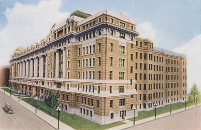 Chicago: Cook County Hospital, Chicago (színes fotó) alkotó: American Photographer