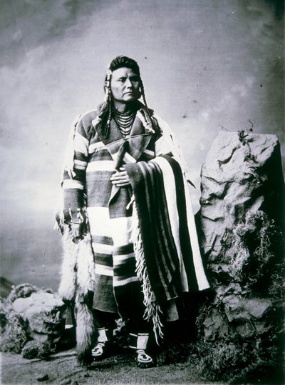 József főnök (1840-1904) 1880 körül (f/w fotó) alkotó: American Photographer