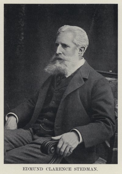 Edmund Clarence Stedman (f/w fotó) alkotó: American Photographer