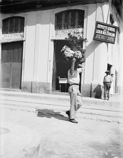 Virágárus, Havanna, 1910 körül (f/w fotó) alkotó: American Photographer