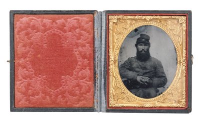 Joseph Absalom Higginbotham közlegény bekeretezett portréja, I. társulat alkotó: American Photographer