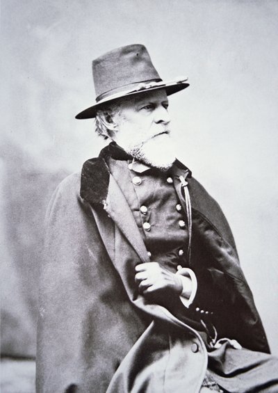 Philip St George Cooke tábornok (1809-95) (f/w fotó) alkotó: American Photographer