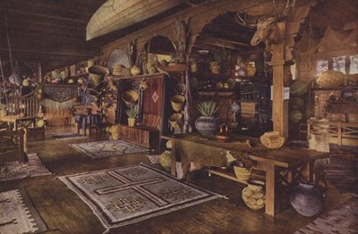 Belső indián épület, Albuquerque, Új-Mexikó (színes fotó) alkotó: American Photographer