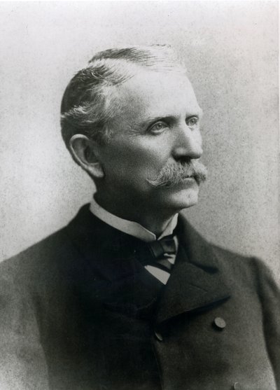 James B. Hume, a Wells Fargo nyomozóinak vezetője (f/w fotó) alkotó: American Photographer