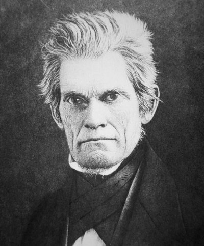 John C. Calhoun (1782-1850) (f/w fotó) alkotó: American Photographer