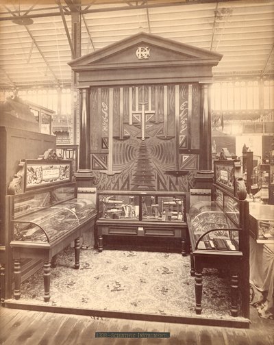 Kuffel & Essers Kiállítás, Főépület, Centenáriumi Nemzetközi Kiállítás, Philadelphia, 1876 (albumnyomat) alkotó: American Photographer