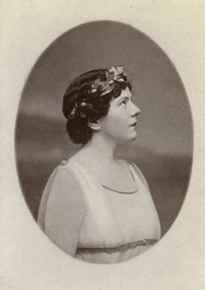 Louise Homer, mint Orfeusz, az "Orfeo Ed Euridice" című darabban (fekete-fehér fotó) alkotó: American Photographer