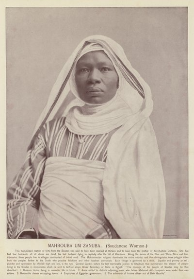 Mahbouba Um Zanuba, szudanai nő alkotó: American Photographer