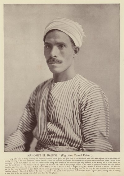 Mahomet El Bashse, egyiptomi tevehajtó alkotó: American Photographer