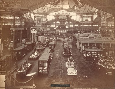 Főépület, 1876. évi Centenáriumi Nemzetközi Kiállítás, Philadelphia (ezüst albumin nyomat) alkotó: American Photographer