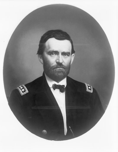 Ulysses S. Grant vezérőrnagy, 1866 körül (kromolitográfia) alkotó: American Photographer