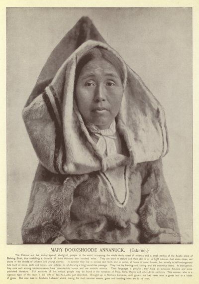 Mary Dookshoode Annanuck, eszkimó alkotó: American Photographer