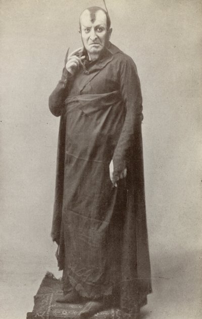 Maurice Renaud, mint "Mefistofele" (fekete-fehér fotó) alkotó: American Photographer