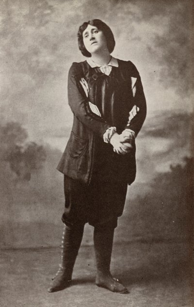 Melanie Kurt, mint "Fidelio" (fekete-fehér fotó) alkotó: American Photographer