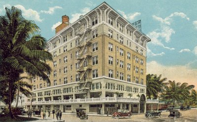 Miami, Florida, 1925 körül: Urmey Hotel (színes fotó) alkotó: American Photographer