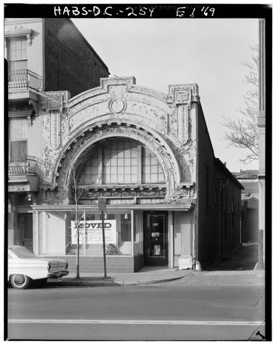 Mount Vernon Színház, 918 Ninth Street Northwest, Washington, District of Columbia, DC, 1969. november 30. (f/w fotó) alkotó: American Photographer