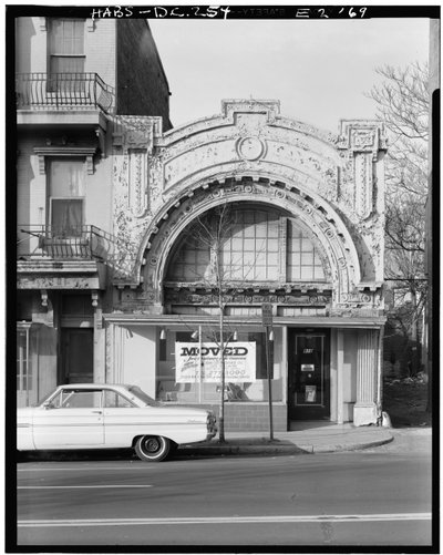 Mount Vernon Színház, 918 Ninth Street Northwest, Washington, District of Columbia, DC, 1969. november 30. (f/w fotó) alkotó: American Photographer