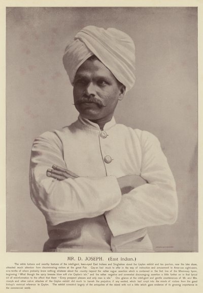 D Joseph úr, kelet-indiai alkotó: American Photographer