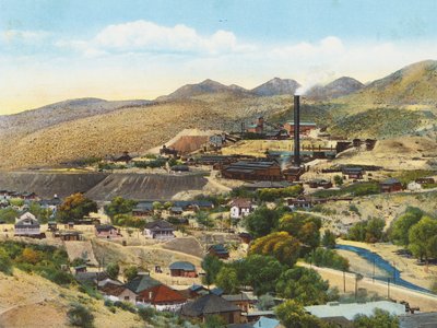 Old Dominion bánya és kohó, Globe, Arizona (színes fénykép) alkotó: American Photographer