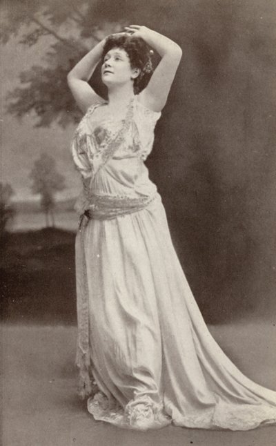 Olive Fremstad, mint Vénusz, a "Tannhauser"-ben (fekete-fehér fotó) alkotó: American Photographer