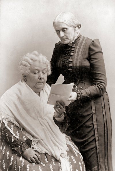 Elizabeth Cady Stanton és Susan B. Anthony portréja alkotó: American Photographer