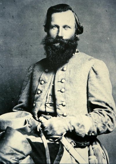 J.E.B. tábornok portréja Stuart (f/w fotó) alkotó: American Photographer