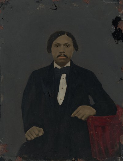 Férfi portré,1860-as évek (fotó) alkotó: American Photographer