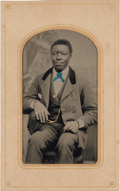 Egy férfi portréja,c. 1880-as évek (fotó) alkotó: American Photographer