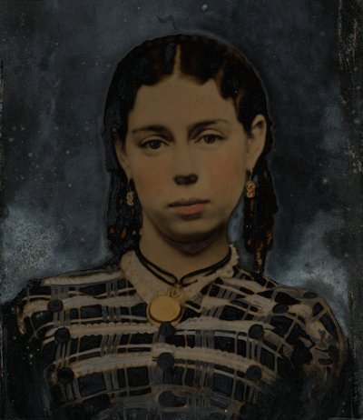 Női portré,1860-as évek (fotó) alkotó: American Photographer