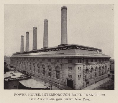 Power House, Interborough Rapid Transit Co. alkotó: American Photographer