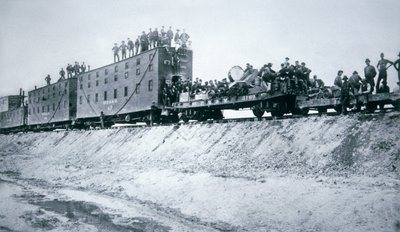 Vasútépítő személyzet alkotó: American Photographer