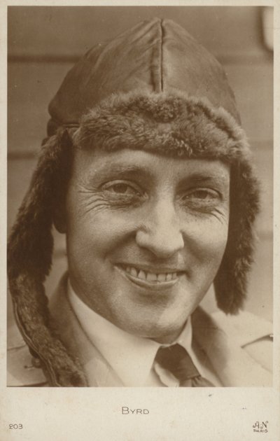 Richard E. Byrd, amerikai tengerésztiszt, repülőtiszt és felfedező (fekete-fehér fotó) alkotó: American Photographer