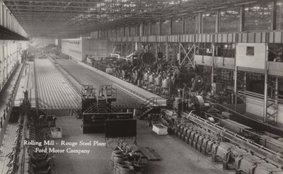 Hengermű, Rouge Steel Plant; Ford Motor Company, Dearborn, Michigan alkotó: American Photographer