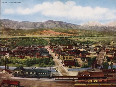 Salida és az Ouray-hegy (színes fotó) alkotó: American Photographer