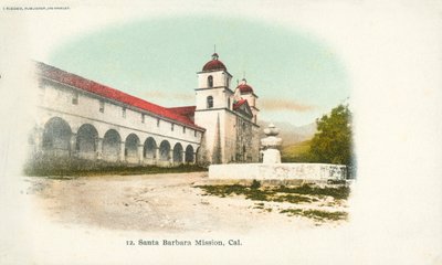 Santa Barbara misszió, Kalifornia (színes fotó) alkotó: American Photographer