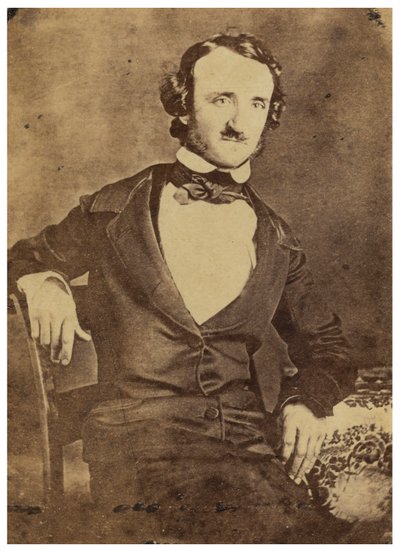 Edgar Allan Poe ülő portréja. 1876 (dagerrotípia) alkotó: American Photographer