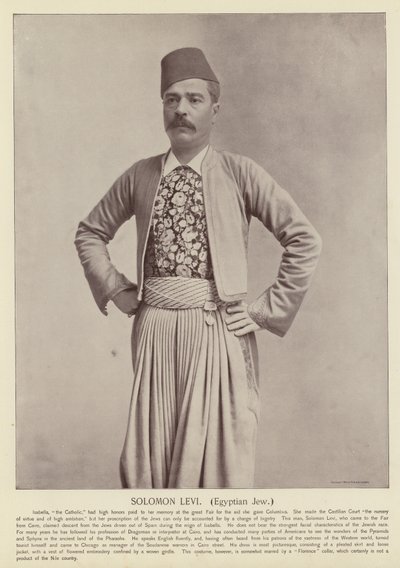 Solomon Levi, egyiptomi zsidó alkotó: American Photographer