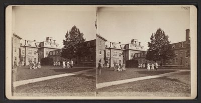 Az Oneida közösség sztereoszkópikus képe, 1870 körül (f/w fotó) alkotó: American Photographer