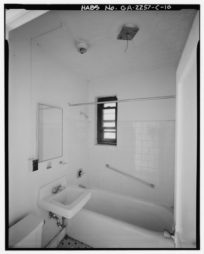 Techwood Homes, Building No. 1, 575-579 Techwood Drive, Atlanta, Fulton County, GA (f/w fotó) alkotó: American Photographer