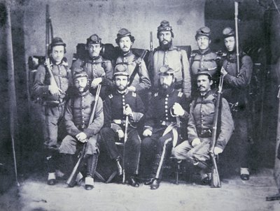 A Konföderációs Hadsereg Charleston Zouave kadétjai alkotó: American Photographer
