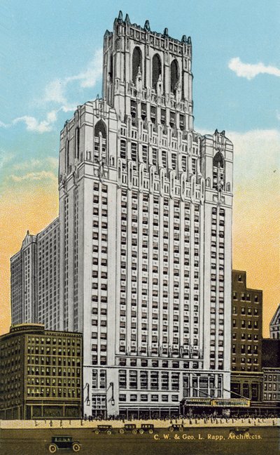 Az Új Egyesült Szabadkőműves Templom (színes fotó) alkotó: American Photographer