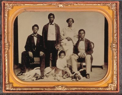 Az esküvői jelenet, 1860 körül alkotó: American Photographer