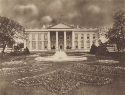 A Fehér Ház (fekete-fehér fotó) alkotó: American Photographer