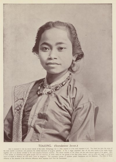 Toajong, Soendanese Javan alkotó: American Photographer
